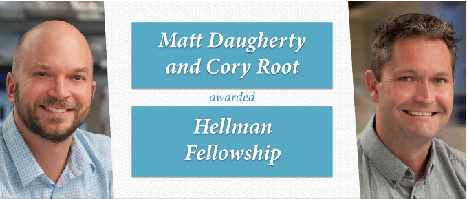 Cory wins 2019 Hellman fellowship